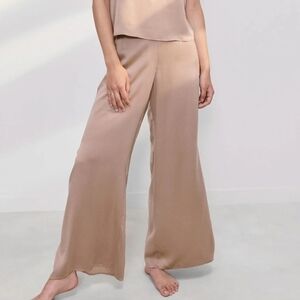 Nordstrom Tan Wide-Leg Women's Pants, Brand New With Tags